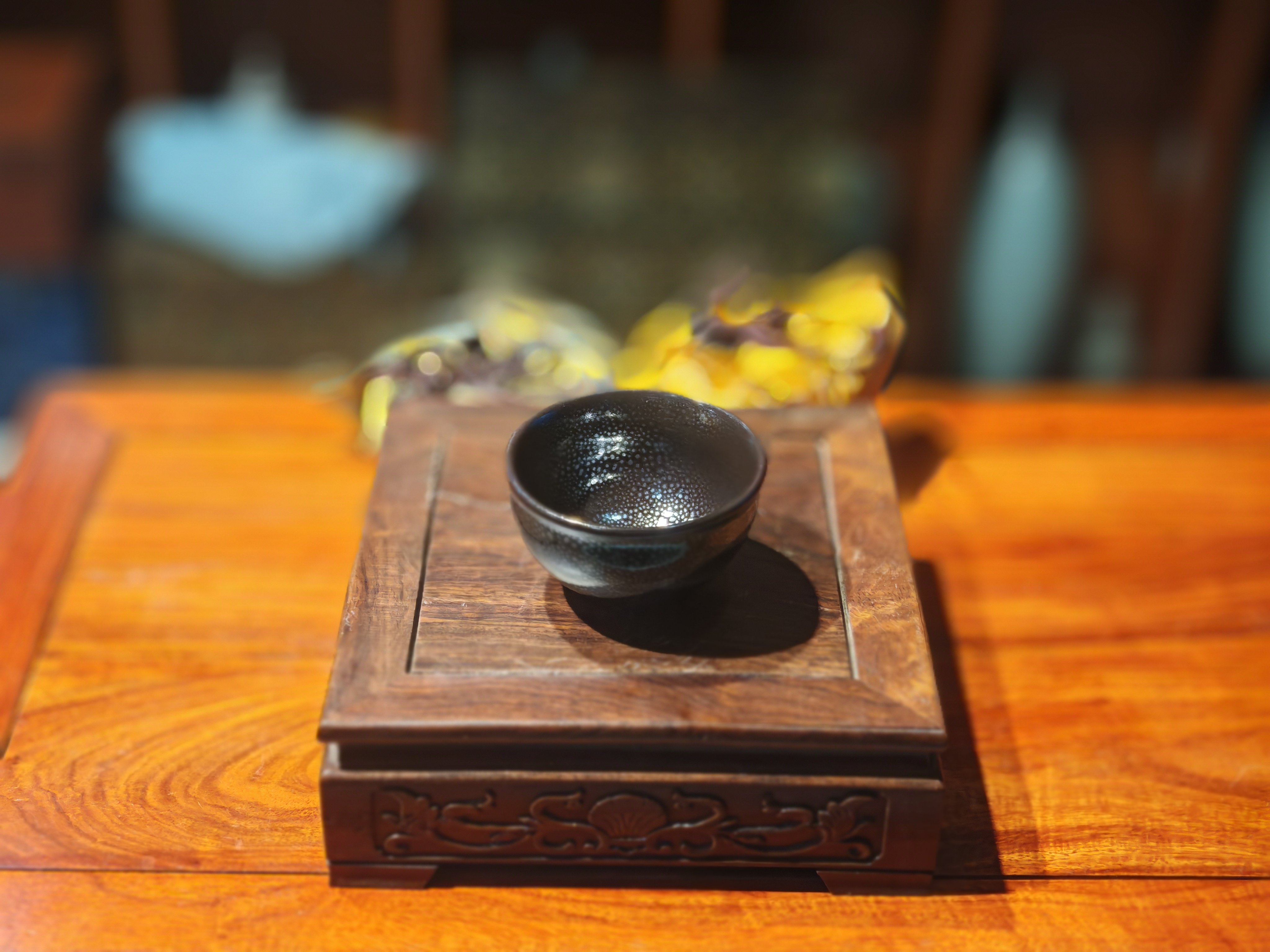 北宋名釉 雨点釉 淄博窑变釉 茶杯