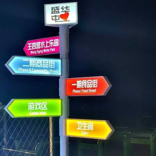 定制网红打卡广告牌指路牌咖啡店景点旅游民宿餐厅露营导向牌户外
