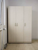 Белый кленовый цвет Большой тройной дверь 120*50*190