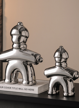 高级感客厅玄关电视柜上装饰摆件