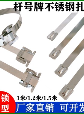 鑫至中一次性杆号牌不锈钢扎带