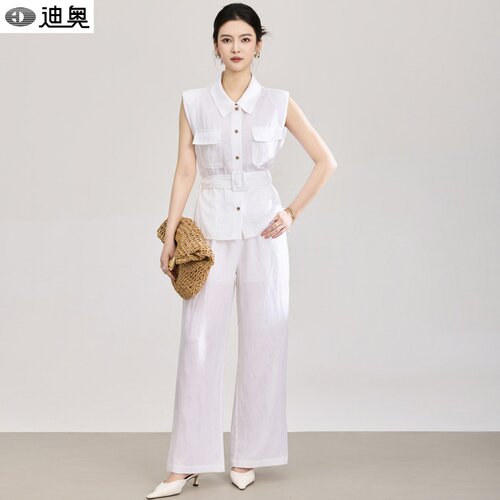 迪奥高级感时尚气质两件套装裤女