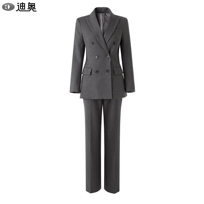 迪奥轻奢高级感西装套装女2026春秋新款修身商务正装职场通勤制服