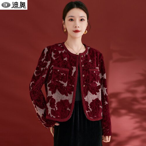 迪奥小香风短外套女复古洋气上衣