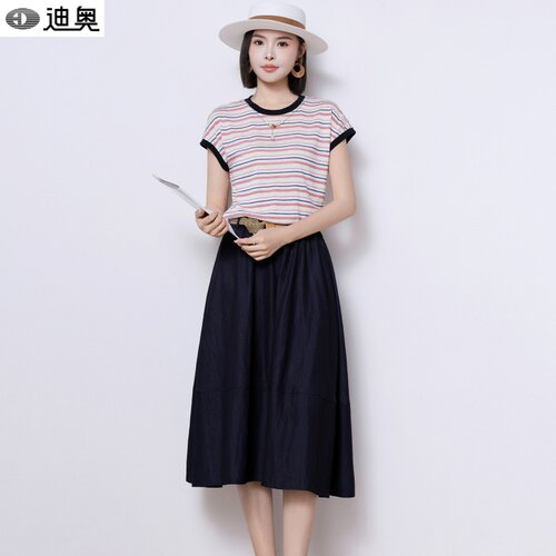 迪奥裙子套装女复古松弛感两件套