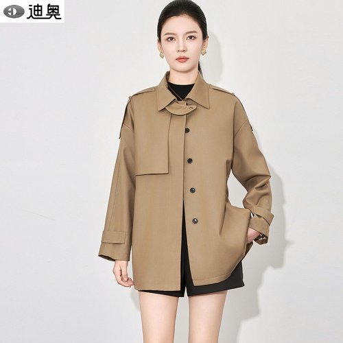 大牌设计师款风衣外套女潮牌夹克