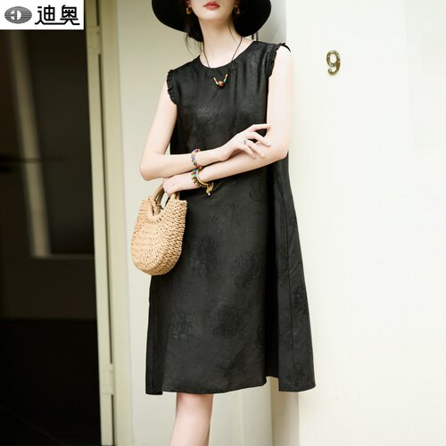 迪奥夏日绝美小连衣裙桑蚕丝裙子