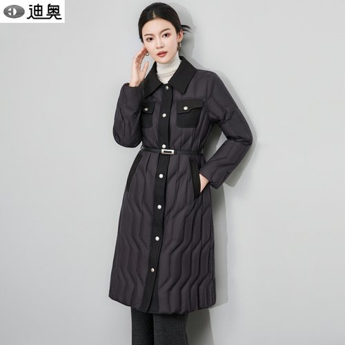 迪奥轻奢女神范高智感鹅绒羽绒服