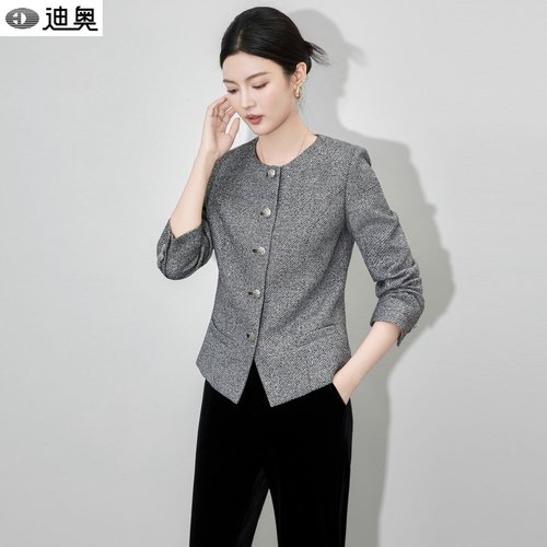 迪奥25早秋轻奢高级感短款外套女