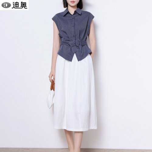 迪奥轻奢小众减龄两件套装女夏款