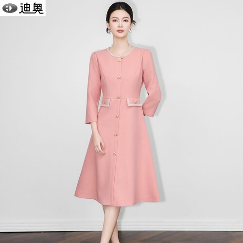 迪奥轻奢法式小香风连衣裙礼服裙