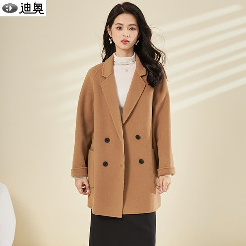 迪奥双面呢羊毛大衣女25秋冬新款