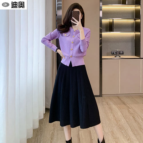 迪奥时尚套装裙高级感两件套女