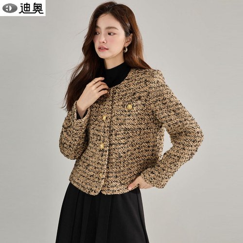 迪奥国际大牌精致小香风女外套