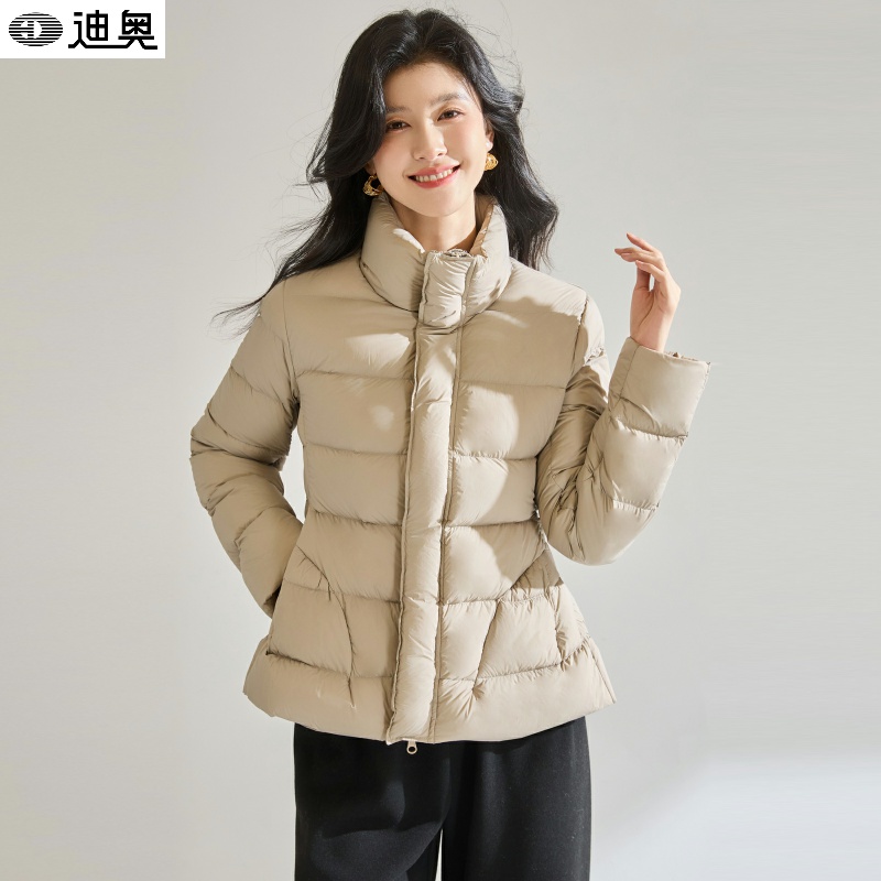 迪奥短款羽绒服女小个子保暖棉服