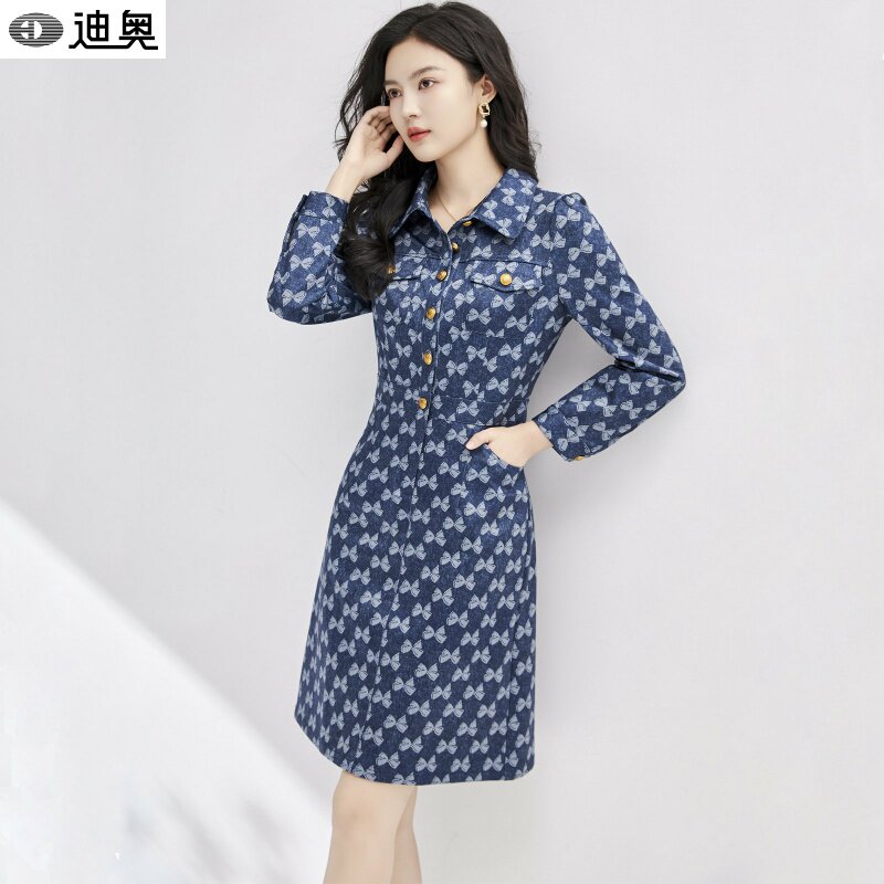 牛仔连衣裙春季夏季修身显瘦减龄图片