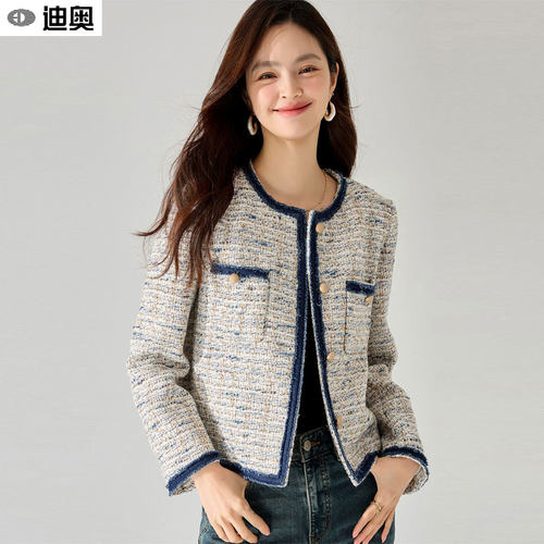 迪奥大牌小香风女外套今年流行款