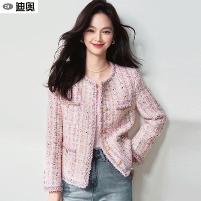 迪奥春季高端气质新品小香风外套