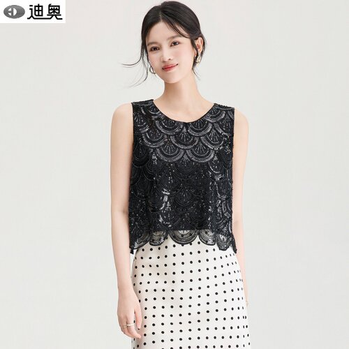 迪奥轻奢时髦百搭背心上衣女外穿