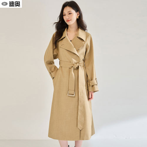 迪奥高端大牌松弛感女士风衣外套