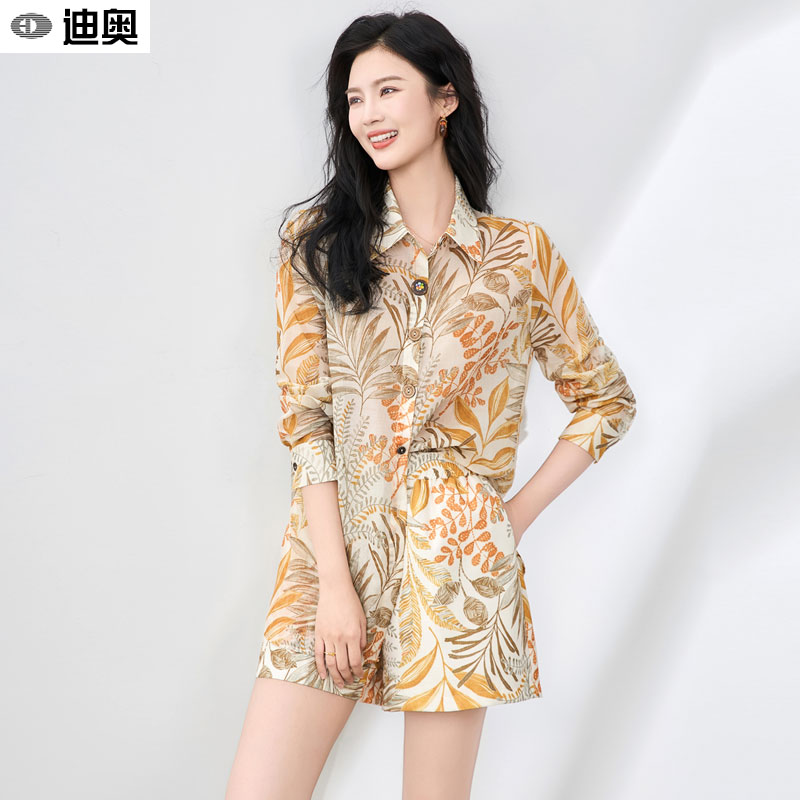 迪奥时尚套装裤今年流行两件套女