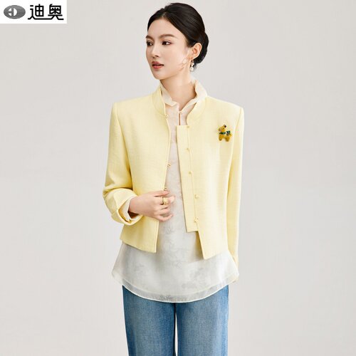 迪奥小众时髦新中式国风短外套女