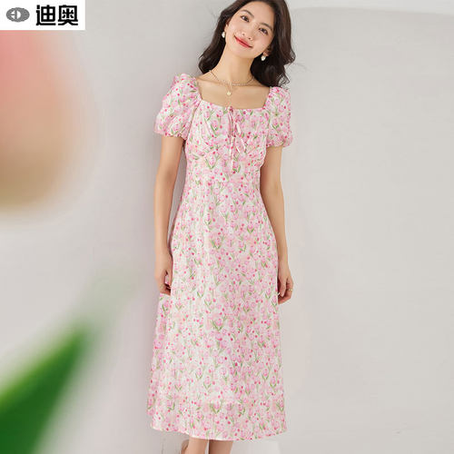 迪奥今年流行连衣裙氛围感茶歇裙