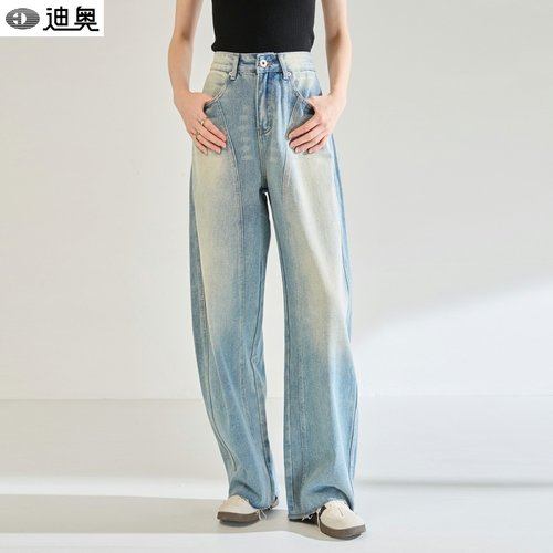 迪奥今年流行弯刀牛仔裤女装长裤