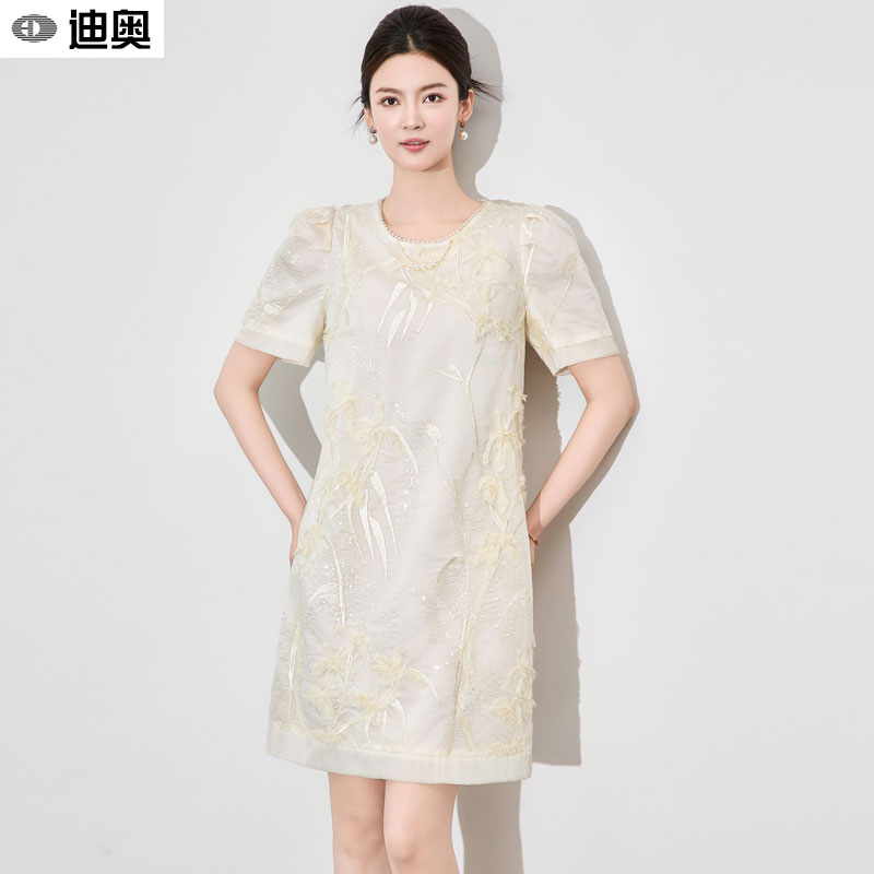 迪奥轻奢连衣裙小个子超好看裙子