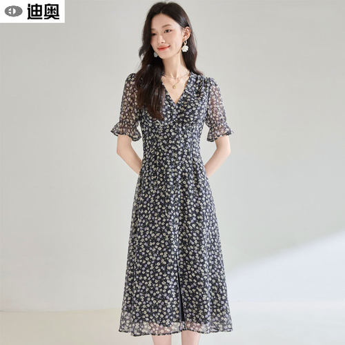 迪奥巨好看的连衣裙减龄茶歇裙子