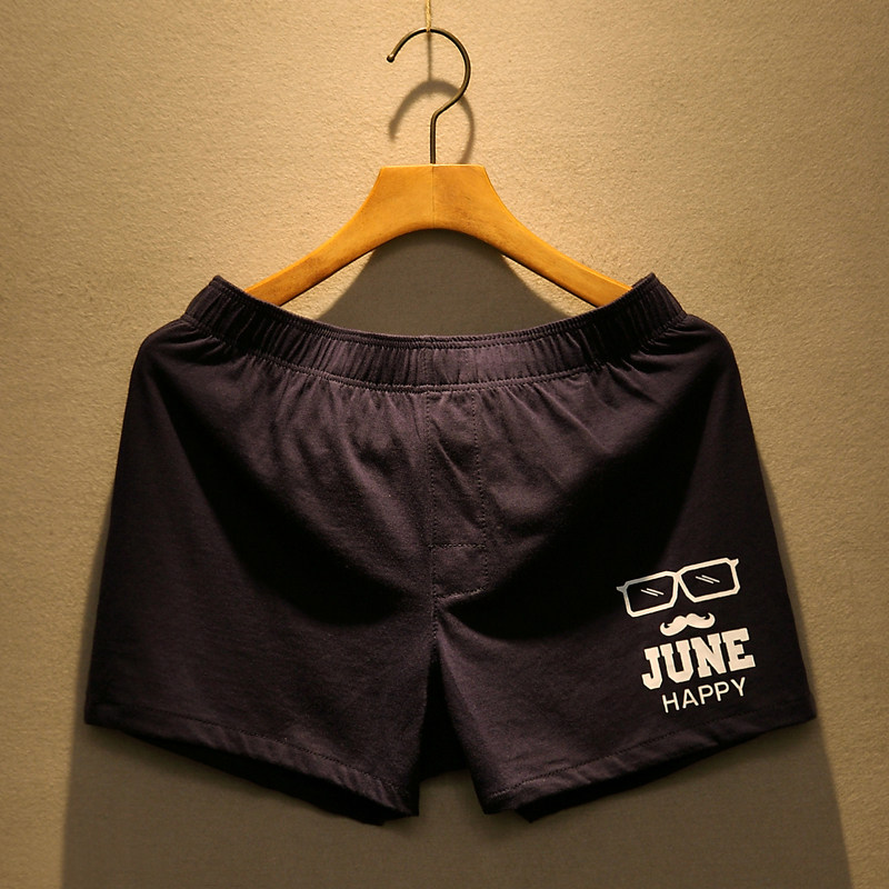 阿罗裤男士纯棉宽松平角内裤潮流个性四角短睡裤居家大码夏季薄款,女士内衣/男士内衣/家居服,男阿罗裤,淘宝优惠券,粉丝福利购,淘宝优惠卷