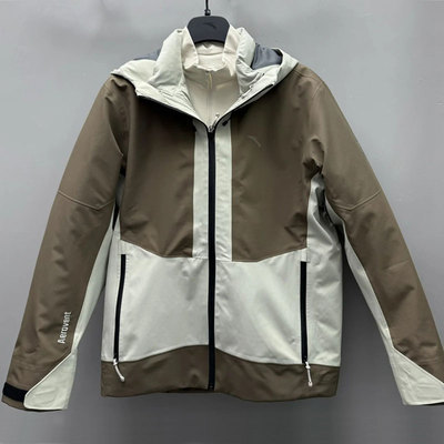 正品安踏中国国家地理羽绒冲锋衣