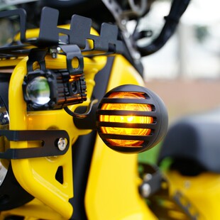 适用幼兽CC110转向灯灯罩保护罩摩托车改装前后转向灯尾灯装饰罩