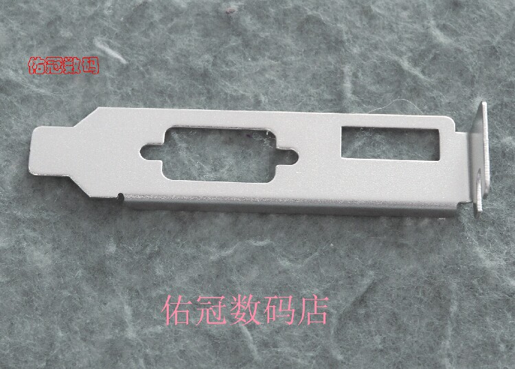 显卡半高挡片VGA+HDMI半高档板 显卡矮挡板 适用半高显卡刀卡
