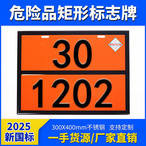 【2025新国标】不锈钢矩形标志牌