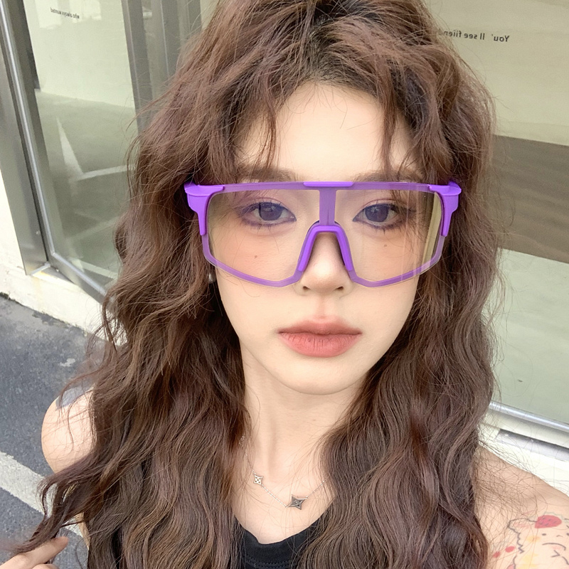 户外运动变色骑行眼镜日夜两用女
