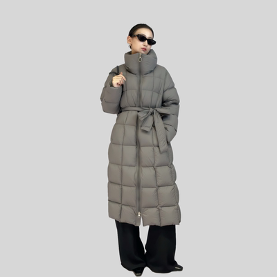 95白鸭绒长款泡芙显瘦羽绒服
