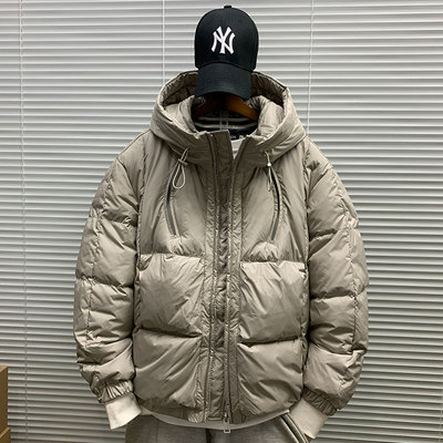 羽绒服男士冬季轻薄款2024年新款青少年男款潮牌短款外套品牌男装