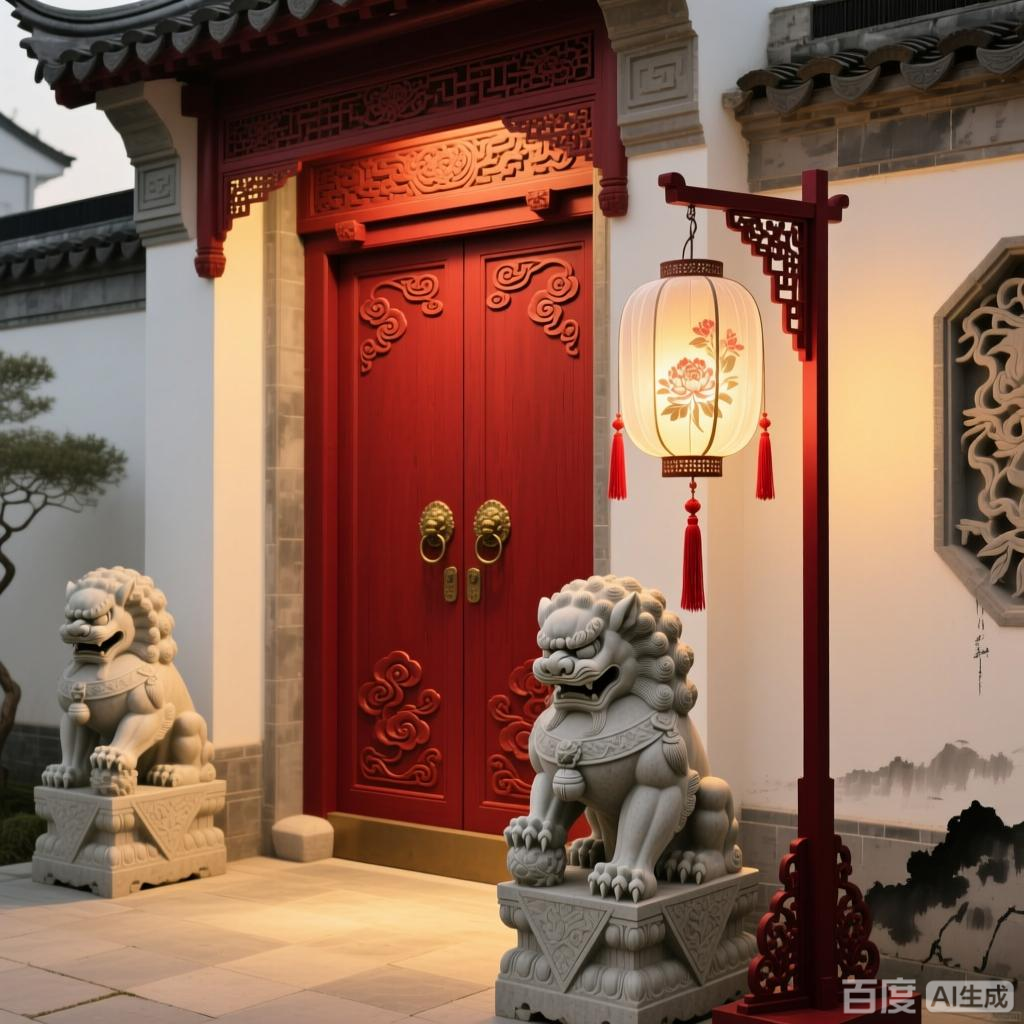 复古风格别墅大门口户外防水防虫过道室外阳台灯感应灯