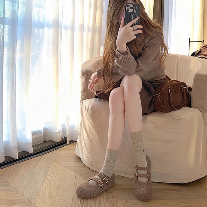 玛丽珍鞋女2025新款复古内增高鞋