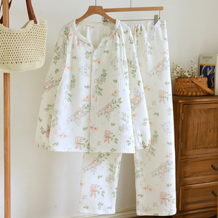 11月份 大码 月子服秋冬款 加厚产后哺乳待产妇空气棉孕妇睡衣春秋季