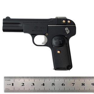1:2.05勃朗宁M1900合金模型枪 全金属成人玩具抛壳手抢 不可发射