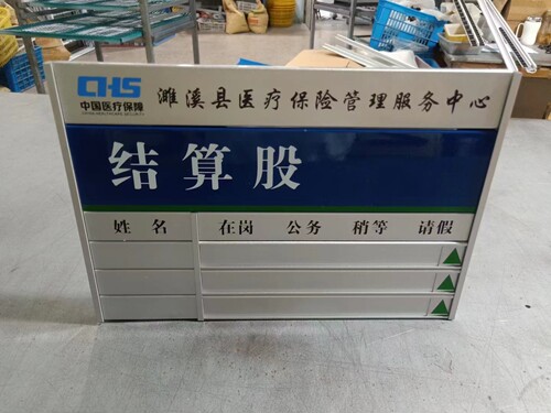 铝合金岗位牌去向牌科室牌弧形双面门牌医护介绍栏索引牌三角门牌