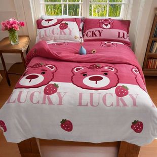 双面绒牛奶绒被套单件150X160X180X200X230X250大被套 防静电