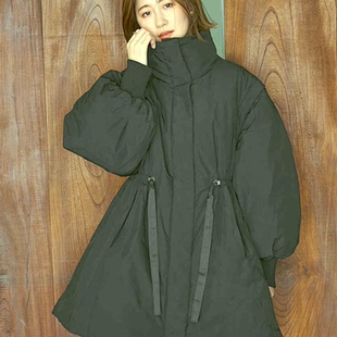 子再生纤维棉服棉衣外套 2way可拆卸袖 日本海外直邮2025冬女装 代购