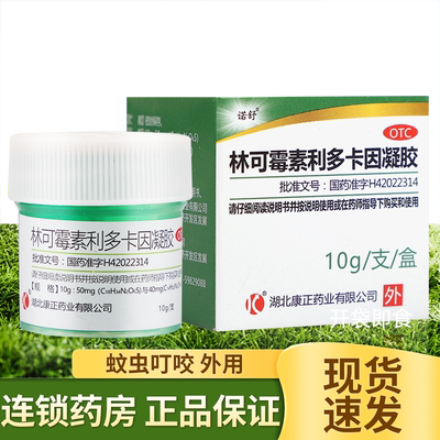 【诺舒】林可霉素利多卡因凝胶10g*1瓶/盒