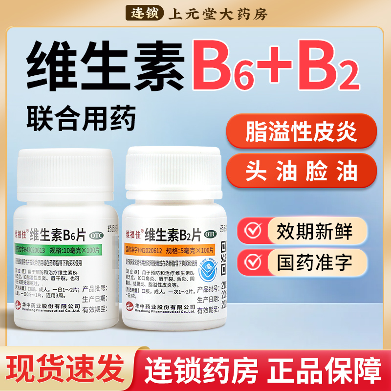 【维福佳】维生素B6片10mg*100片/瓶