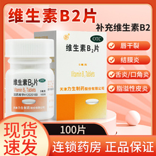 力生维生素b2b6片官方正品旗舰店维生素b2儿童100片脂溢性皮炎vb2