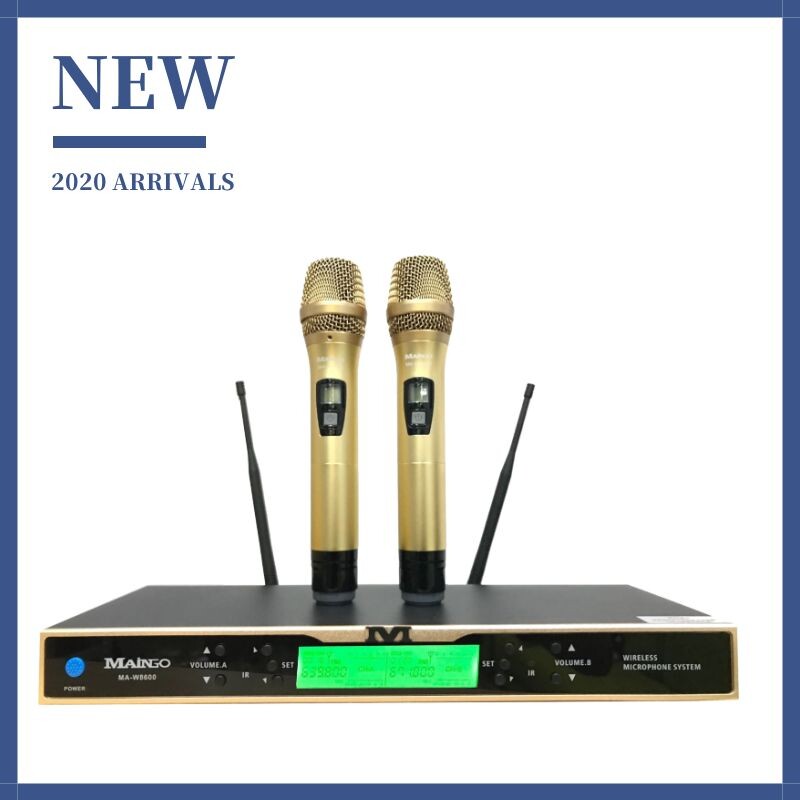 maingo台湾芒果音响全智能感应无线麦克风ma-w8600mkii