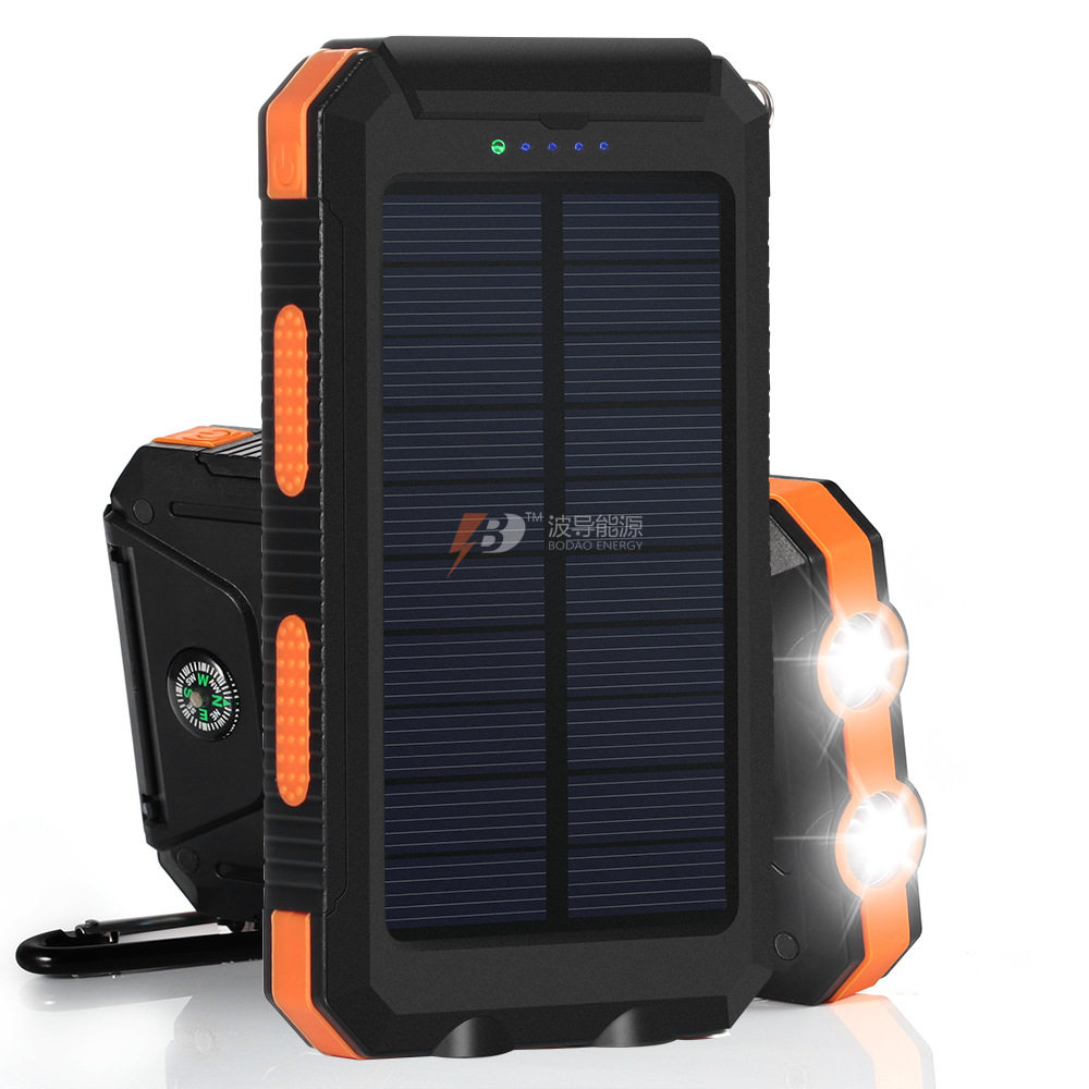 solar panel power bank waterproof outdoor led light 2 USB在類目 3C數碼配件, 移動電源中 - 來自Buy2taobao.com提供專業的淘寶代購服務